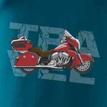 Cestovná motorka Amerika červená Cestovná motorka Amerika červená