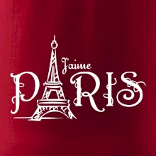 Paris nápis Eiffelovka rovný Paris nápis Eiffelovka rovný