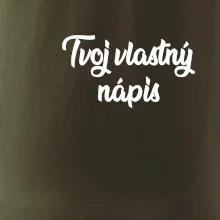 Tvoj vlastný nápis písací - na prsníku