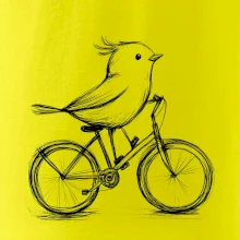 Vtáčik na bicykli