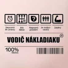 Čiarový kód - Vodič nákladiaku