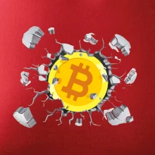 Bitcoin v tričku Bitcoin v tričku