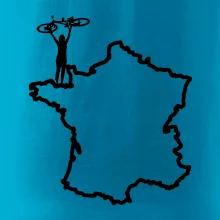Cyklistka nad Francií