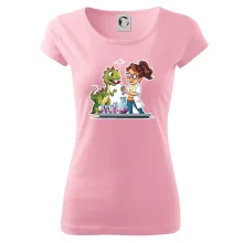 Chemik a dinosaurus - dievča