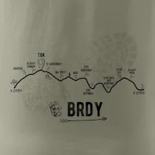 Profil kopců - Brdy