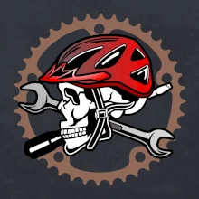 Lebka biker opravár