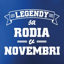 Legendy sa rodia v novembri
