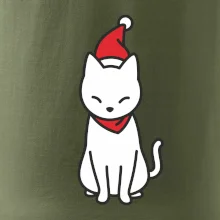 Vianočná mačka sediaca