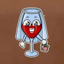 Červené víno pro nevěstu