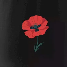 Vlčí mak kreslený veľký