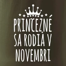Princezné sa rodia v novembri