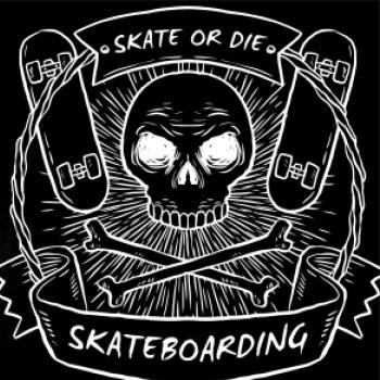 Ride or die skateboarding lebka