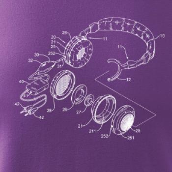 Nákres slúchadlo s mikrofónom