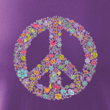 Peace symbol lístečky