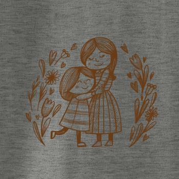 Matka a dcéra v objatí