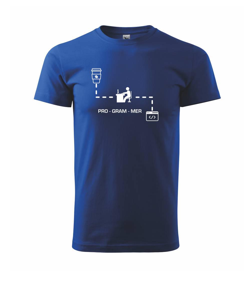Tričká pre ajťákov - Programer code - Tričko extra veľké  (5-8XL)