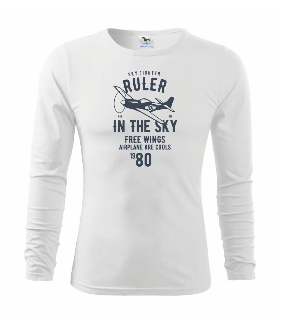 Vojenská tričká s potlačou - Ruler In The Sky - Tričko detské Long Sleeve