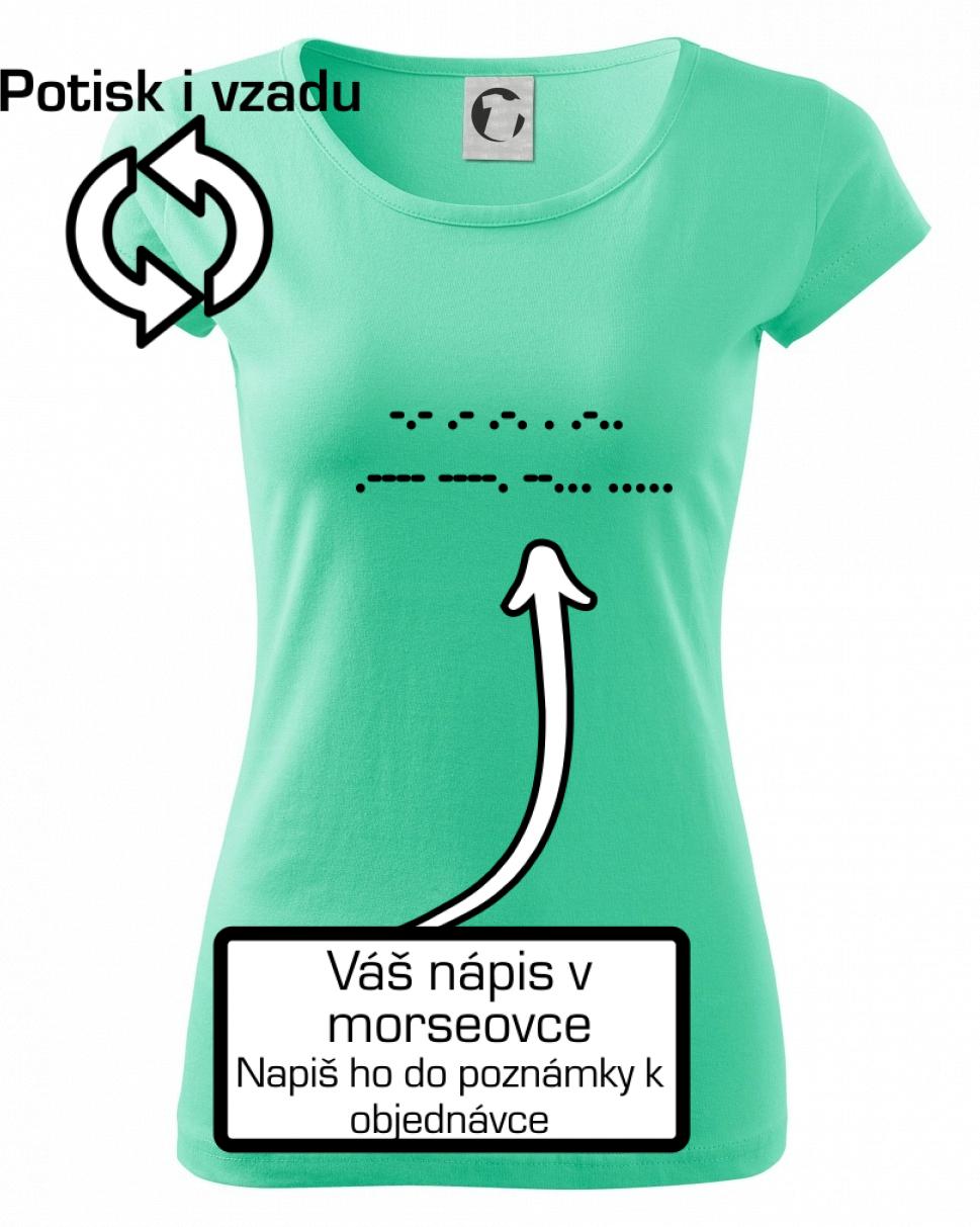 Morzeovka - váš nápis Morzeovka - váš nápis