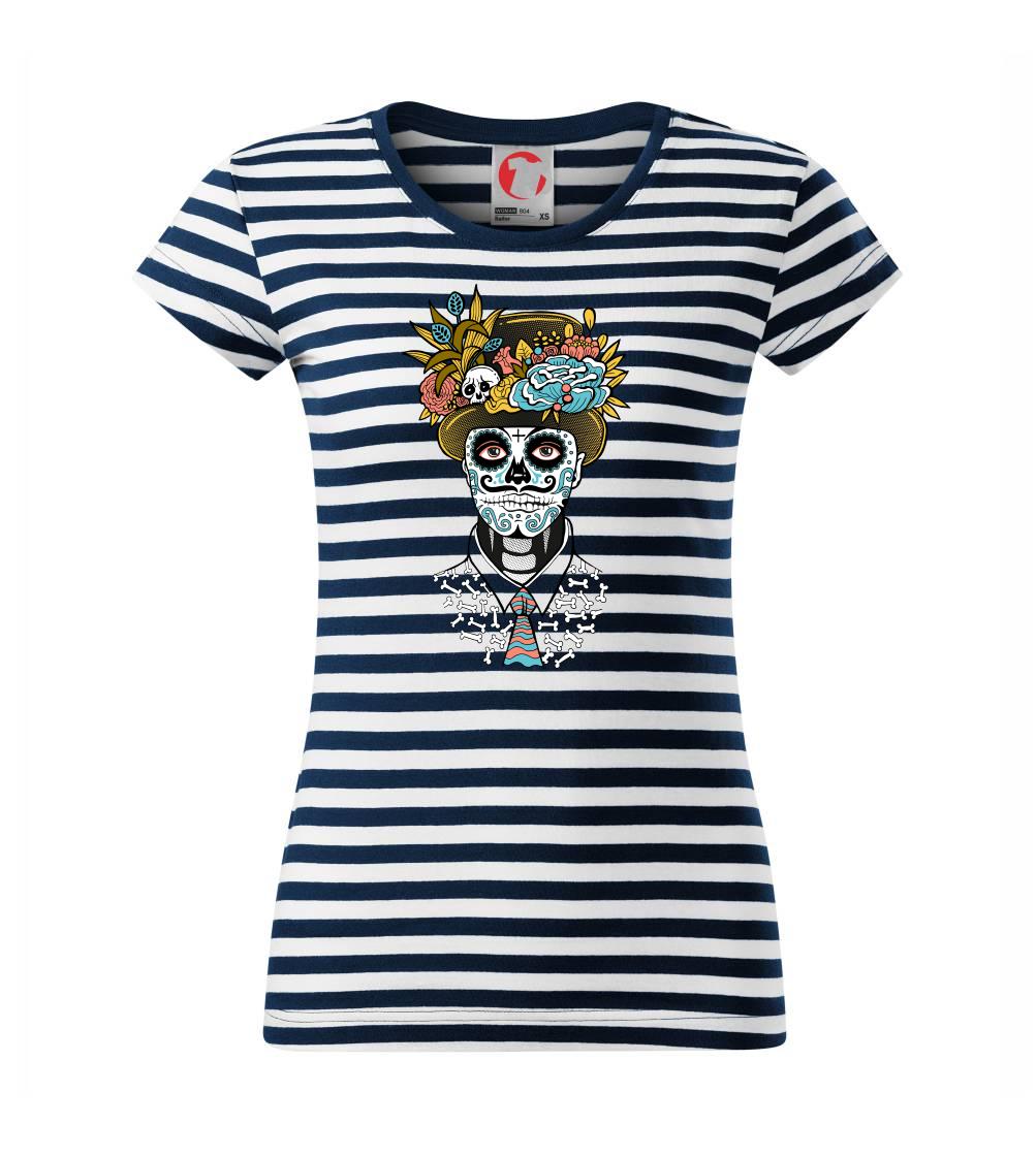 Ostatné mestá / miesta - Mexická maska - muž (Pecka design) - Tričko na vodu
