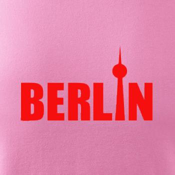 Berlin nápis veža Berliner Fernsehturm