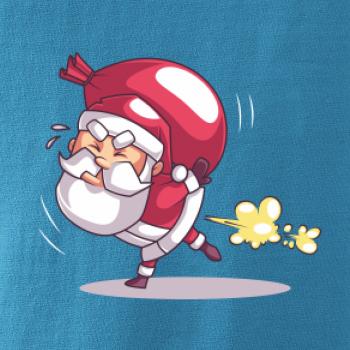 Santa nesie ťažký náklad