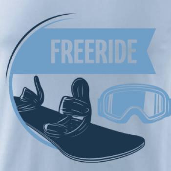 Freeride snowboard kruh