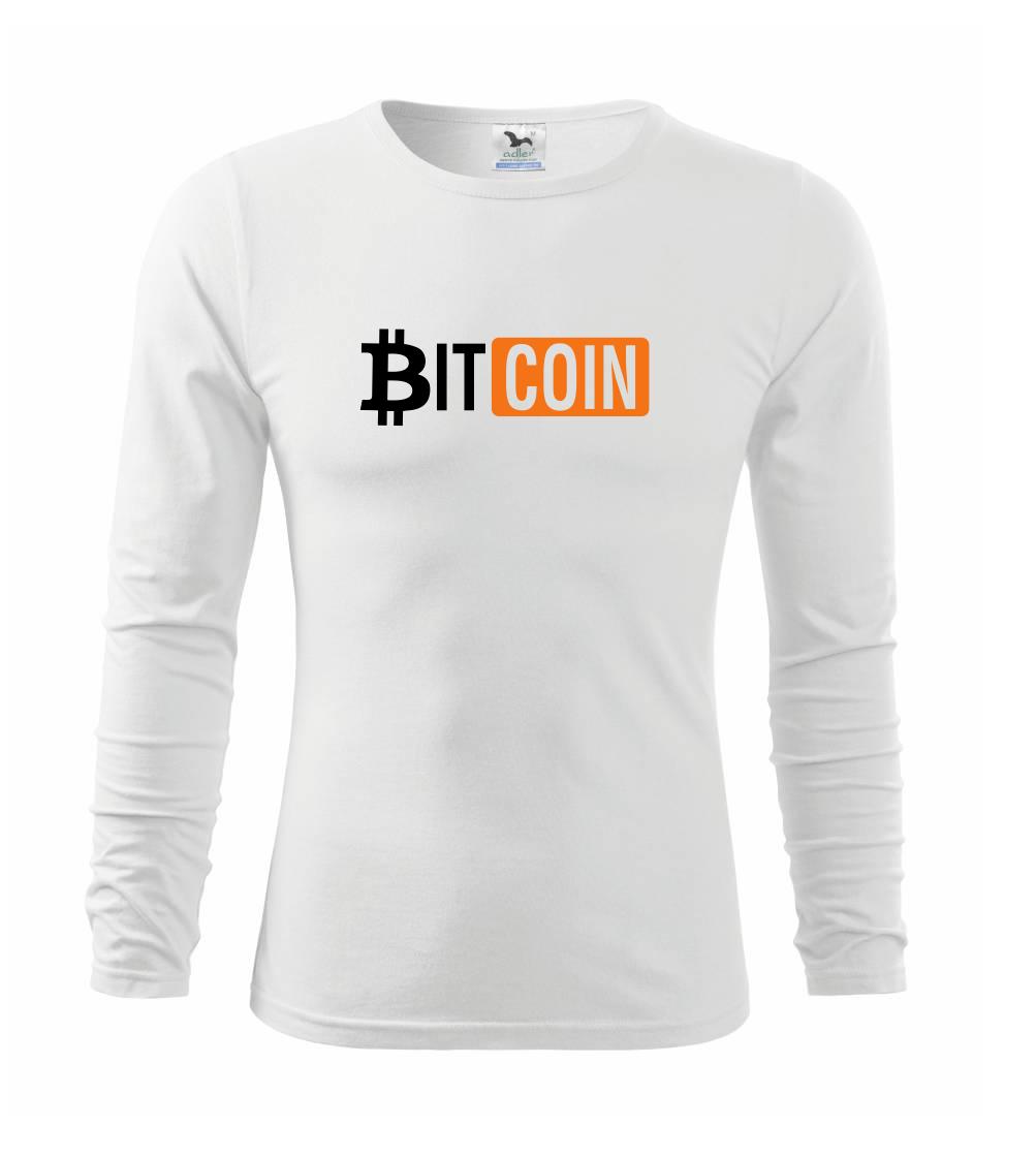 Bitcoin nápis Bitcoin nápis