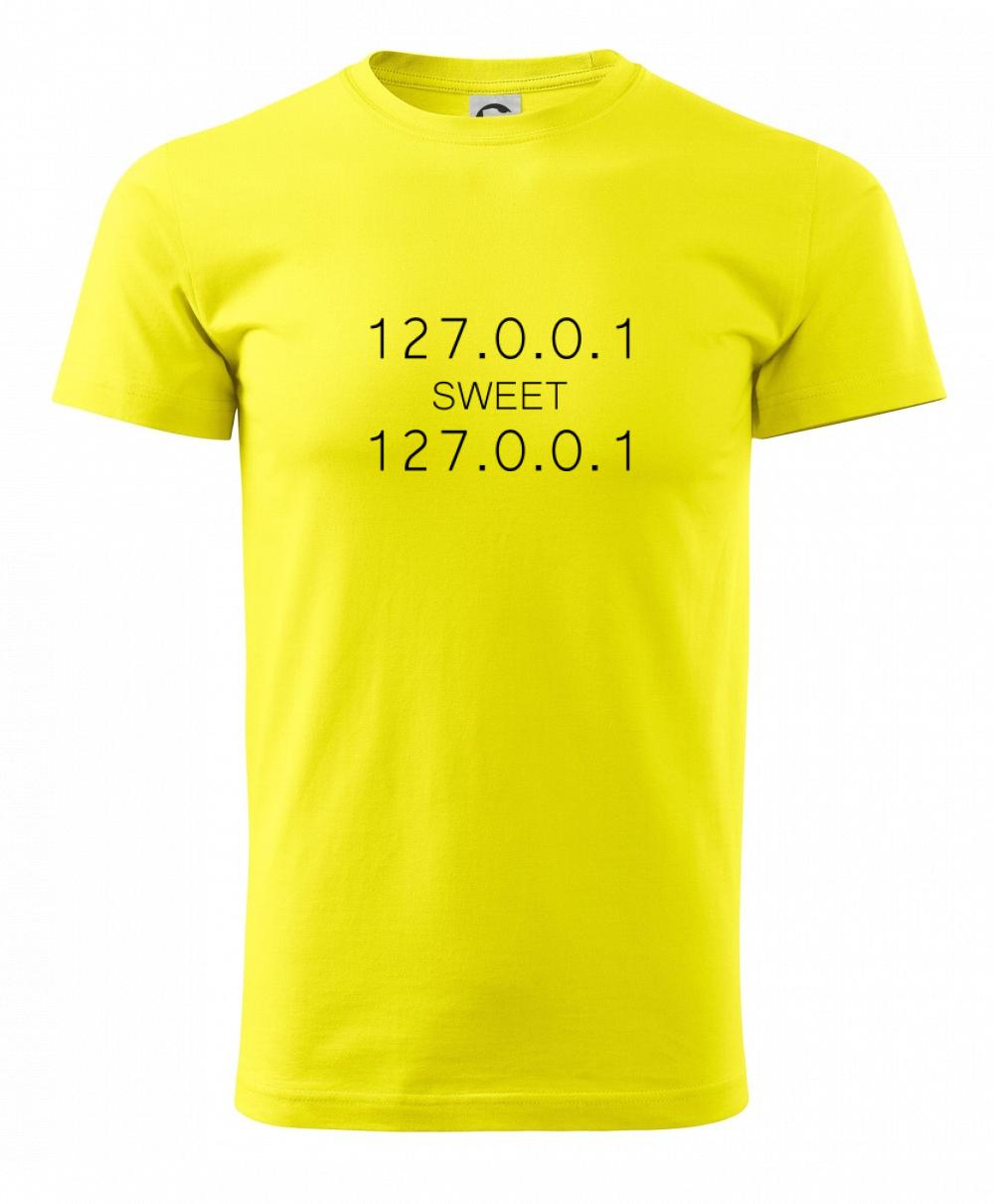 Tričká pre ajťákov - 127.0.0.1 sweet - Klasické pánske tričko vyššej gramáže