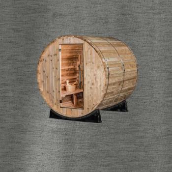 Vonkajšia sauna z boku