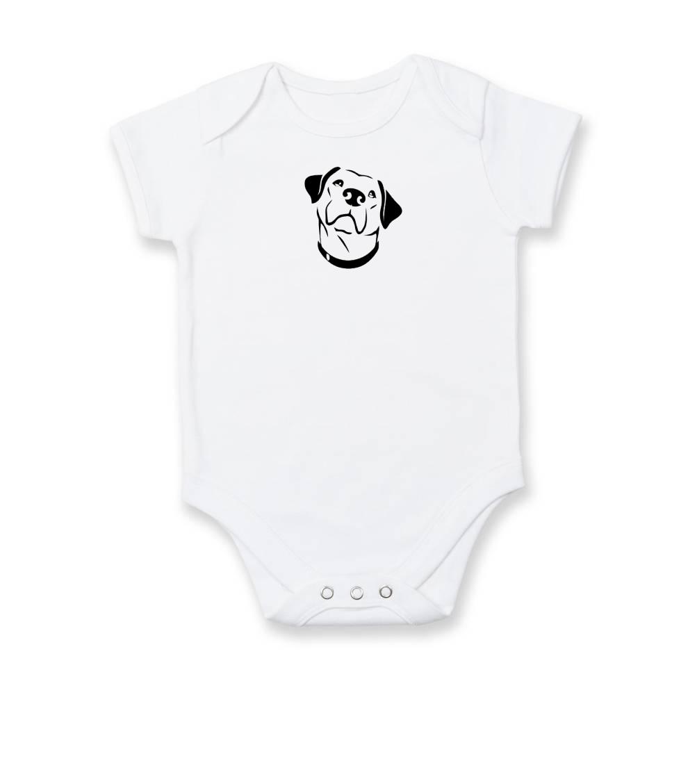 Labrador - Labrador obrys - Body dojčenské s krátkym rukávom