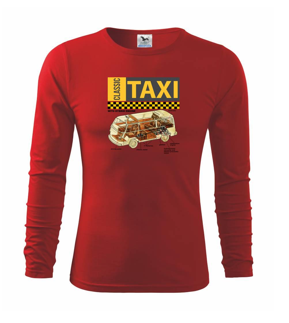 Vtipné tričká do práce - Classic taxi - Tričko detské Long Sleeve