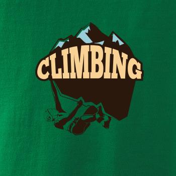 Climbing horolezec na logu