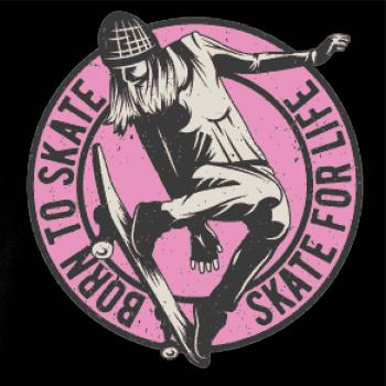 Skate girl pink Skate girl pink