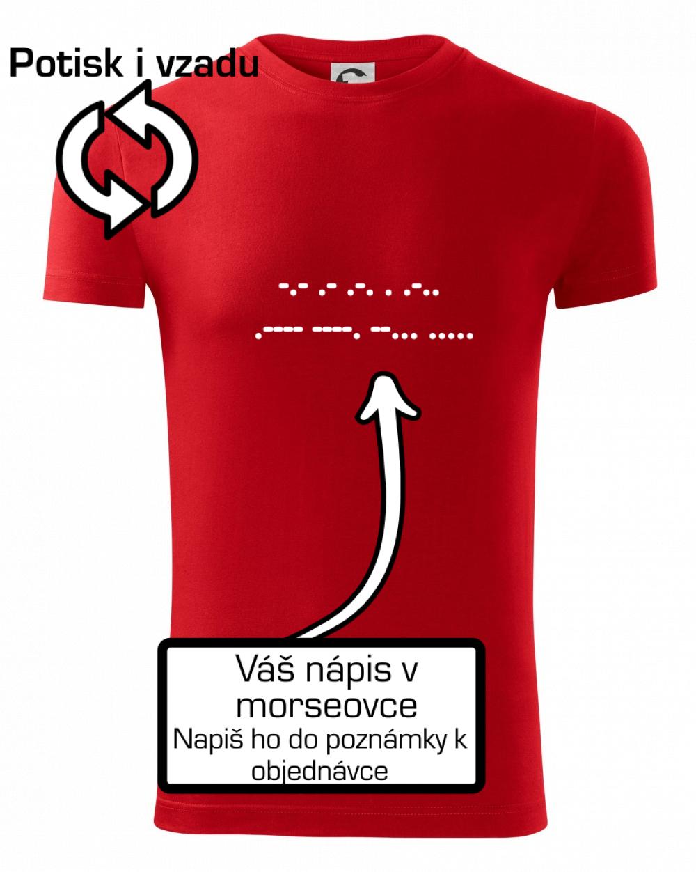 Morzeovka - váš nápis Morzeovka - váš nápis