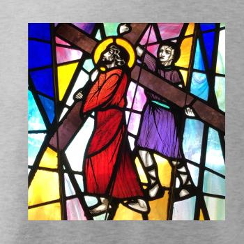 Vitráž - Ježiš a kríž