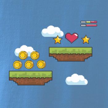 Gamer - stará hra - mince a mraky