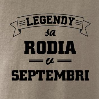 Legendy sa rodia v septembri