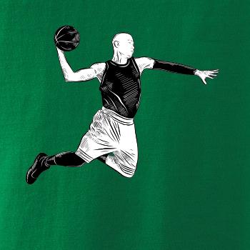 Basketbalista vo výskoku