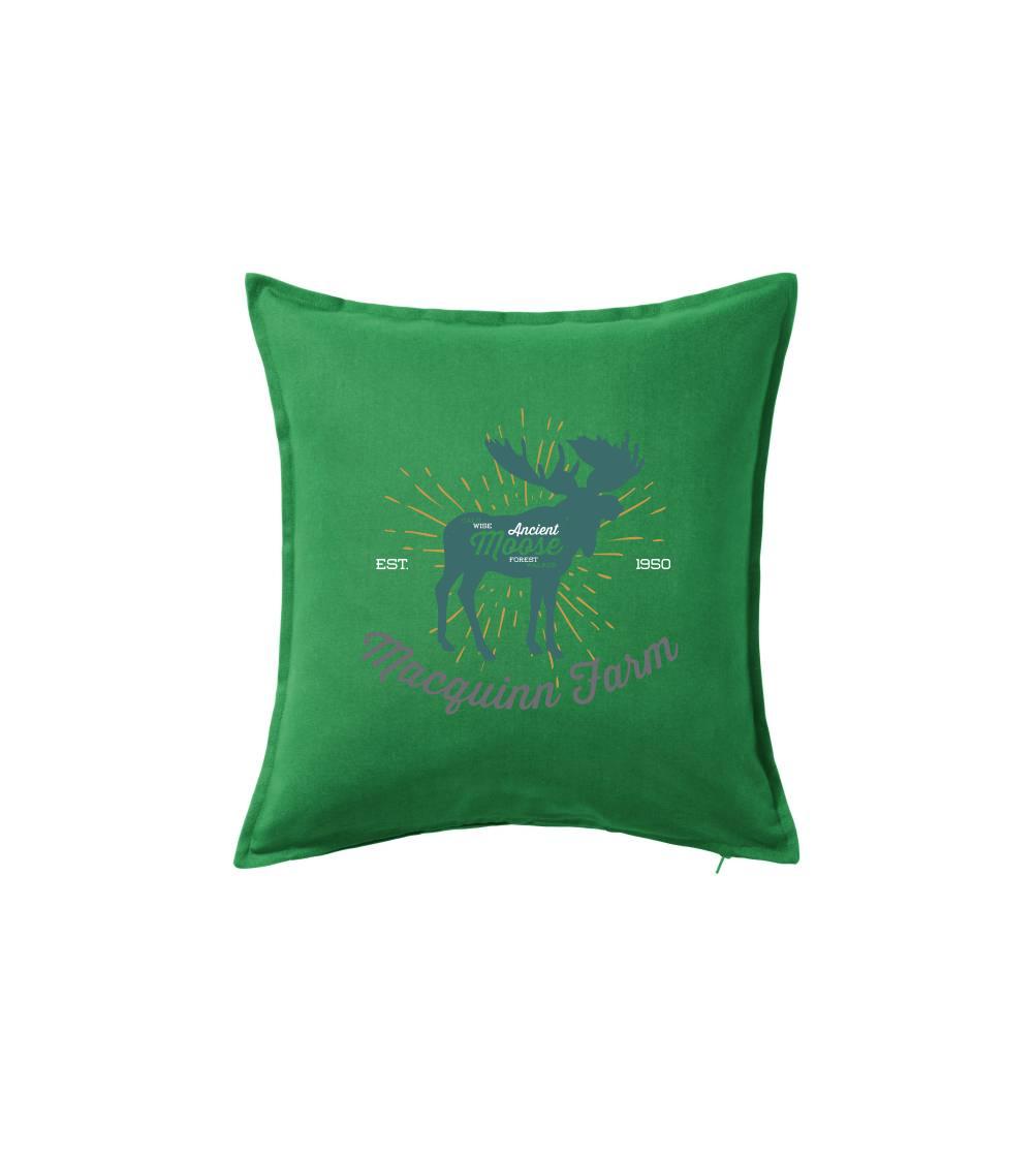 Tričká so zvieratami - Moose farm - Vankúš 50x50