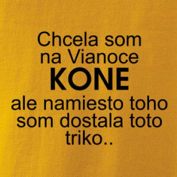 Chcela som na Vianoce kone