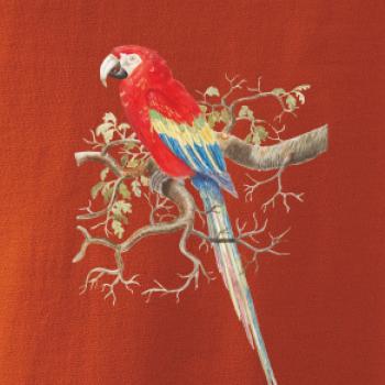 Papagáj  na listnatom strome