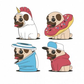 Mops v prevleku