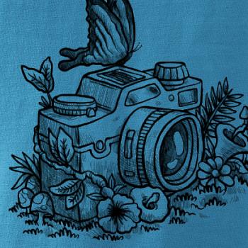 Foťák kreslený motýľ