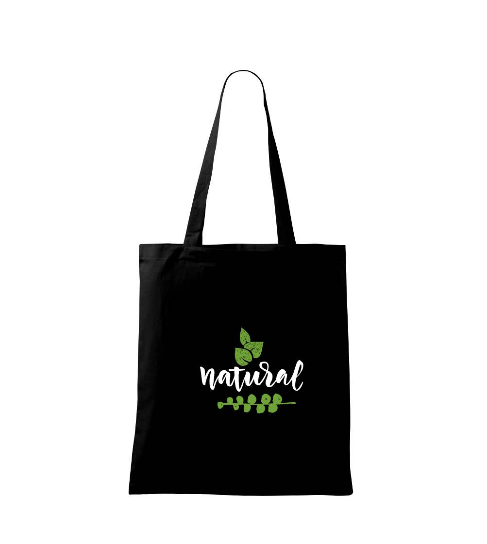 Natural - nápis v listoch