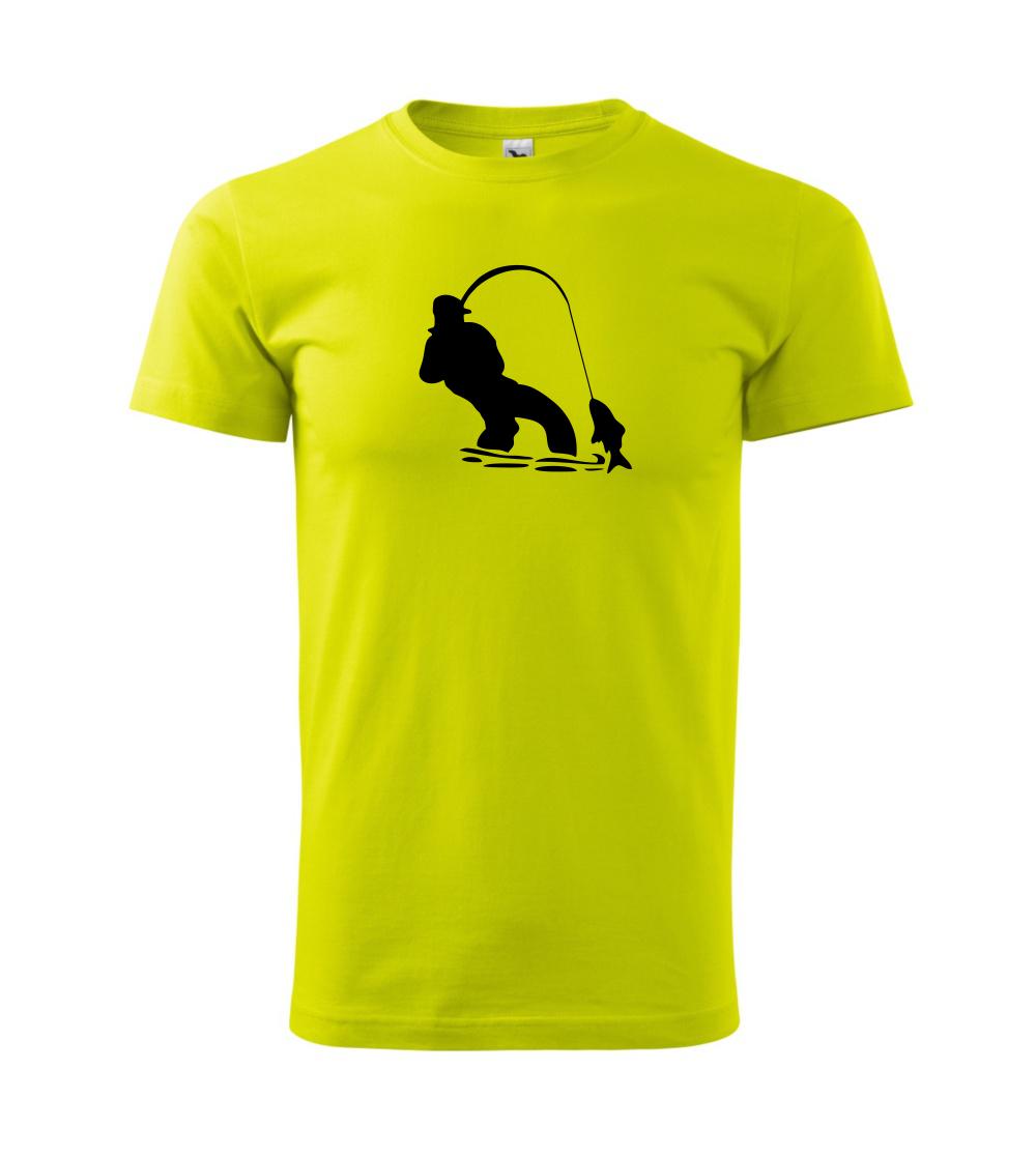 Rybár ťahajúce rybu Rybár ťahajúce rybu