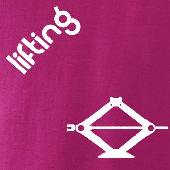 Lifting nápis šikmo Lifting nápis šikmo