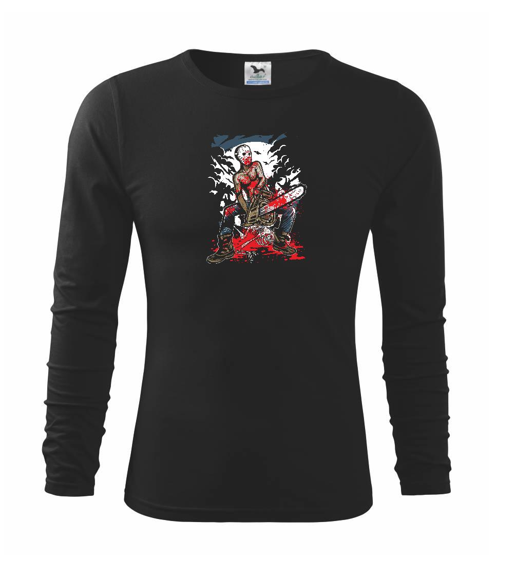 Grafické tričká - Chainsaw Killer - Tričko detské Long Sleeve