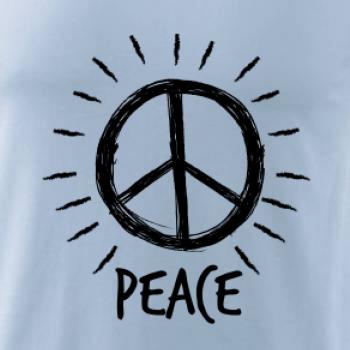 Peace symbol čiernobiely