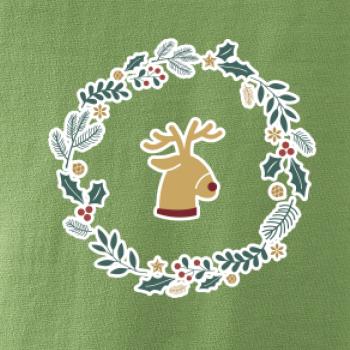 Vianočný veniec so sobom