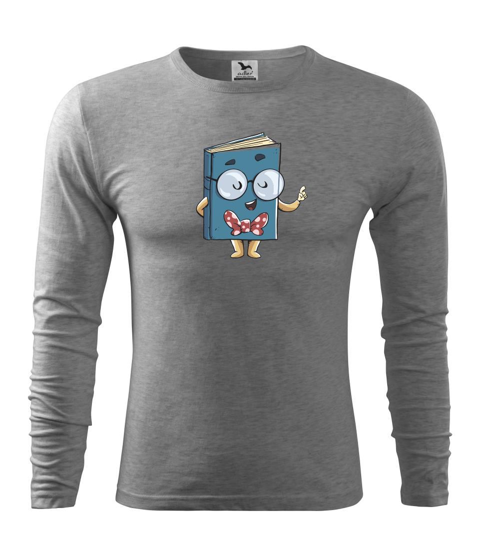 Vášnivý čitateľ - Tričko s dlhým rukávom FIT-T long sleeve